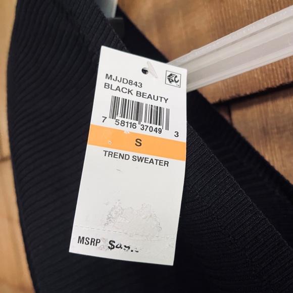 Rosie Harlow Juniors' Surplice-Neck Dolman-Sleeve Dress - Black Beau Size Small - Picture 13 of 14